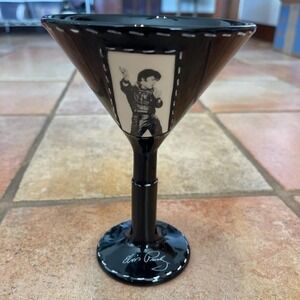 Pacific Enterprises LLC Elvis Presley Martini glass